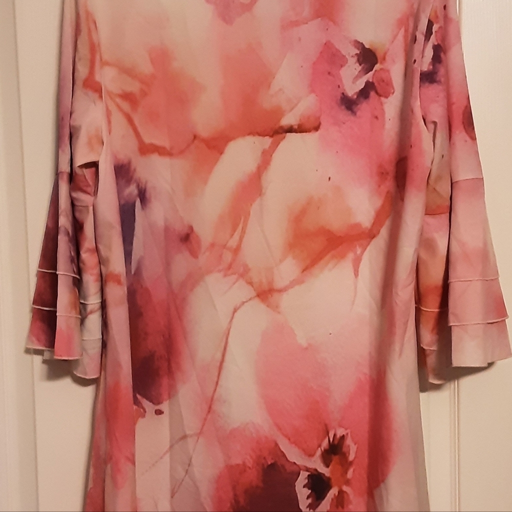 Floral Pink Women's Dress